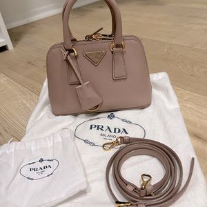 Prada saffiano mini bag